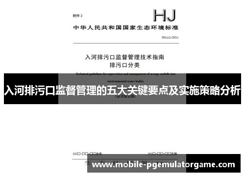入河排污口监督管理的五大关键要点及实施策略分析